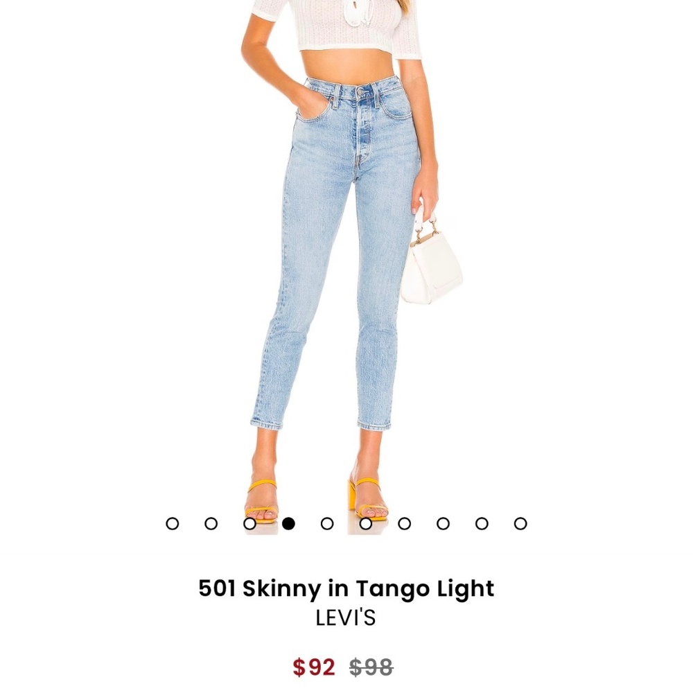 Levi’s 501 SKINNY JEANS Limited Edition